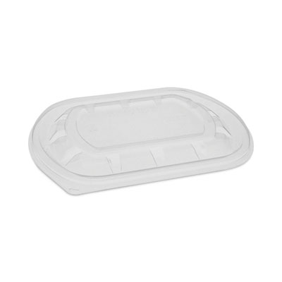 ClearView MealMaster Lid with Fog Gard Coating, Medium Flat Lid, 8.13 x 6.5 x 0.38, Clear, 252/Carton PCTYCN8462S00D0