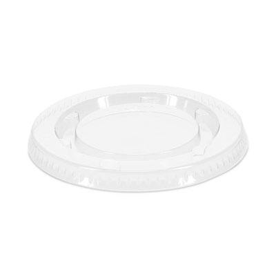 Plastic Portion Cup Lid, Fits 1.5 oz to 2.5 oz Cups, Clear, 100/Pack, 24 Packs/Carton PCTYLS2FR