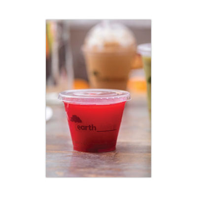 EarthChoice Compostable Cold Cup, 9 oz, Plastic, Clear/Printed, 975/Carton