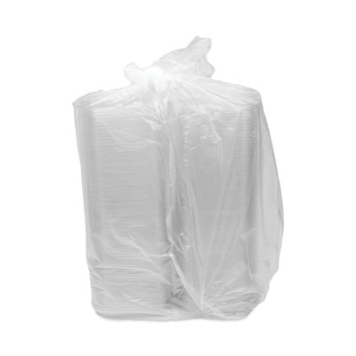 EarthChoice Recycled PET Container Lid, For 8 oz/12 oz/16 oz Container Bases, 5.5 x 5.5 x 0.38, Clear, Plastic, 504/Carton