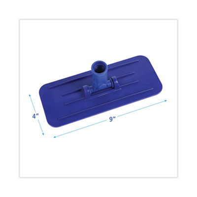 Boardwalk Swivel Pad Holder, Plastic, Blue, 4 X 9, 12/carton (BWK00405) BWK00405