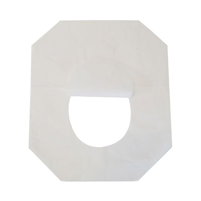 Health Gards Green Seal Recycled Toilet Seat Covers, 14.25 x 16.75, White, 250 Pack, 20 Packs/Carton