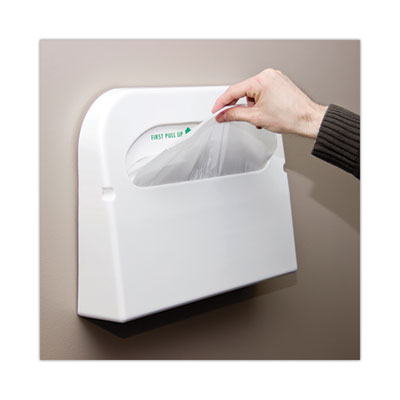 Health Gards Green Seal Recycled Toilet Seat Covers, 14.25 x 16.75, White, 250 Pack, 20 Packs/Carton