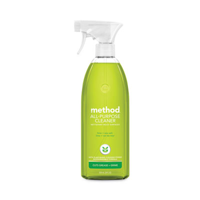 All Surface Cleaner, Lime and Sea Salt, 28 oz Spray Bottle, 8/Carton MTH01239