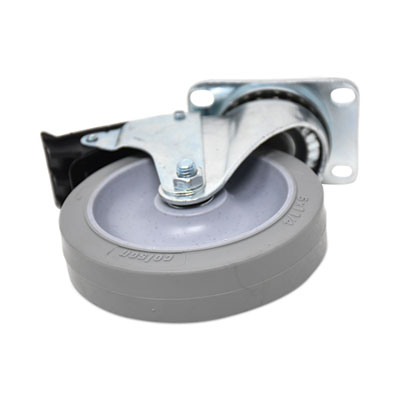 Caster Kit for Mega BRUTE Mobile Collector, Swivel Mount Plate, 5