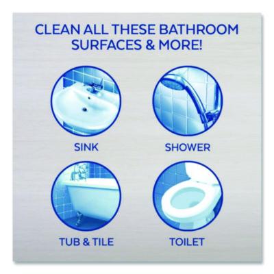 Disinfectant Power Bathroom Foamer, Liquid, Unscented, 22 oz Trigger Spray Bottle, 6/Carton