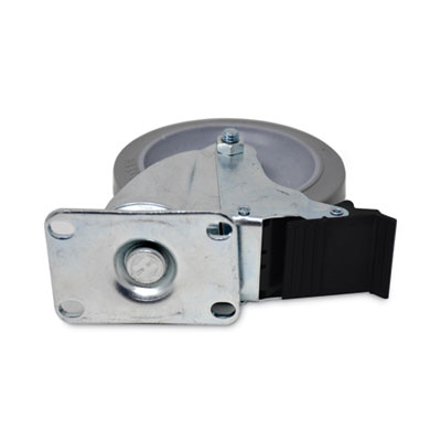 Caster Kit for Mega BRUTE Mobile Collector, Swivel Mount Plate, 5