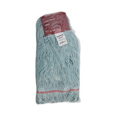 EchoMop with Looped-End Wet Head, Synthetic/Cotton, Large, Blue