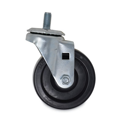 Replacement Bayonet-Stem Swivel Casters, Threaded Stem (0.5