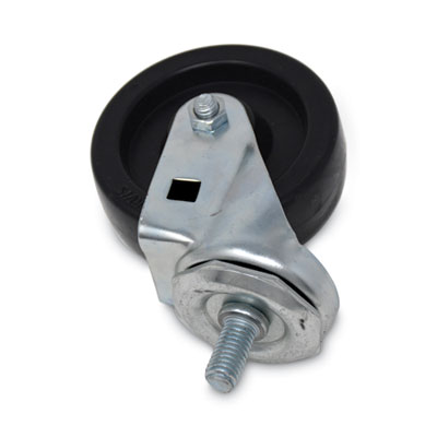 Replacement Bayonet-Stem Swivel Casters, Threaded Stem (0.5
