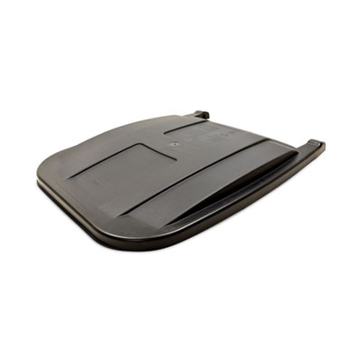 50 Gallon Rollout Container Replacement Lid, 24 x 28.5 x 2.5, Black