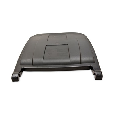 50 Gallon Rollout Container Replacement Lid, 24 x 28.5 x 2.5, Black