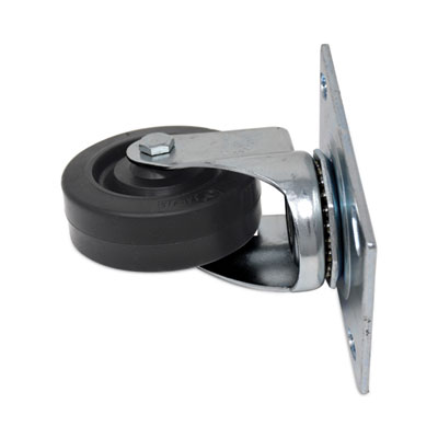 Replacement Plate Casters, Rigid Mount Plate, 3.5