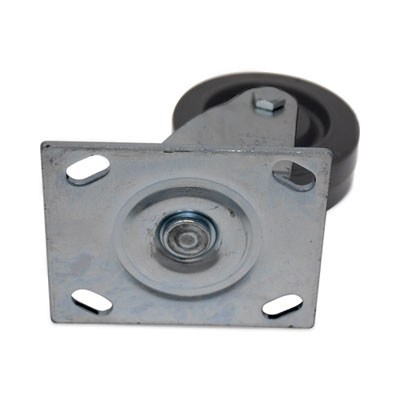 Replacement Plate Casters, Rigid Mount Plate, 3.5