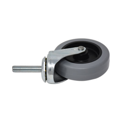Replacement Bayonet-Stem Swivel Casters, Threaded Stem (0.26