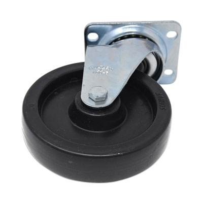 Replacement Plate Casters, Rigid Mount Plate, 5