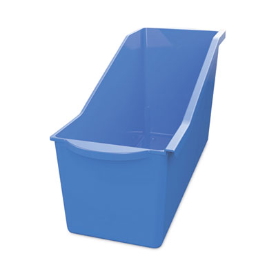 deflecto Antimicrobial Book Bin, 14.2 x 5.34 x 7.35, Blue (DEF39508BLU) DEF39508BLU