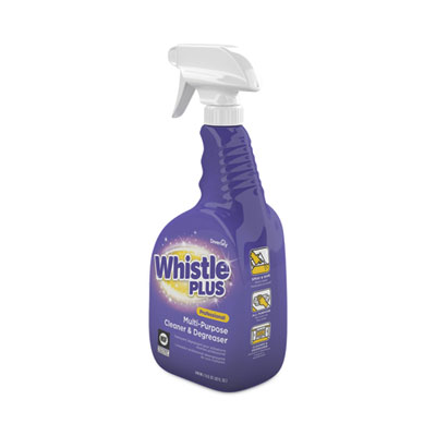 Whistle Plus Multi-Purpose Cleaner And Degreaser, Citrus, 32 Oz Spray Bottle, 8/carton