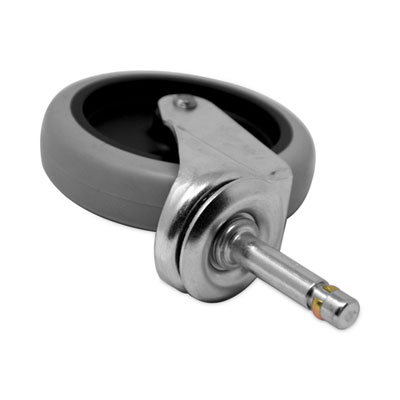 Replacement Bayonet-Stem Swivel Casters, Grip Ring Stem, 4