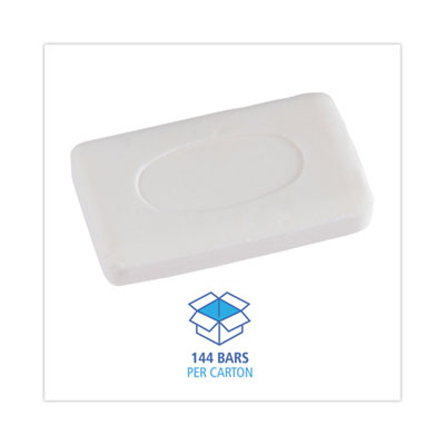 Face and Body Amenity Soap, Unwrapped, Floral Scent, # 3 Bar, 144/Carton