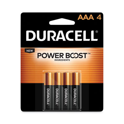 Power Boost CopperTop Alkaline AAA Batteries, 4/Pack DURMN2400B4Z