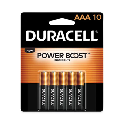 Power Boost CopperTop Alkaline AAA Batteries, 10/Pack DURMN2400B10Z
