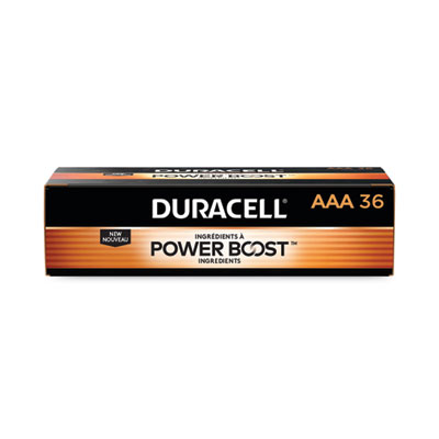 Power Boost CopperTop Alkaline AAA Batteries, 36/Pack DURMN24P36