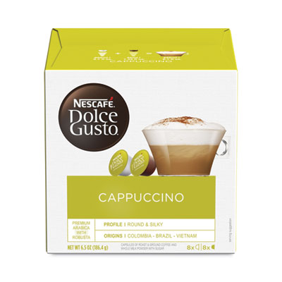 Capsules, Cappuccino, 48/Carton NES27376