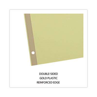 Deluxe Extended Insertable Tab Indexes, 5-Tab, 11 x 8.5, Buff, Assorted tabs, 24 Sets