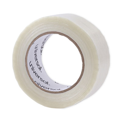 120# Utility Grade Filament Tape, 3" Core, 48 mm x 54.8 m, Clear UNV30048