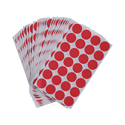 Self-Adhesive Removable Color-Coding Labels, 0.75