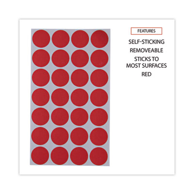 Self-Adhesive Removable Color-Coding Labels, 0.75