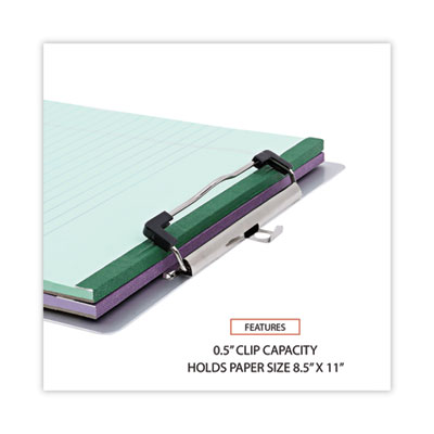 Aluminum Clipboard with Low Profile Clip, 0.5