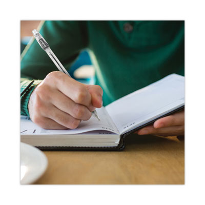 Classroom Connector Folders, 11 x 8.5, Clear/Assorted, 6/Pack