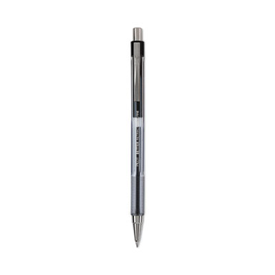 Better Ballpoint Pen, Retractable, Fine 0.7 mm, Black Ink, Smoke Barrel, Dozen PIL30000
