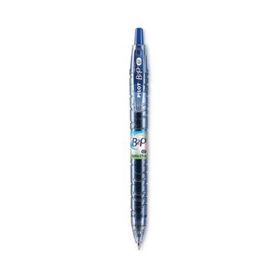 B2P Bottle-2-Pen Recycled Retractable Gel Ink Pens, Blue Ink, .7mm, Dozen PIL31601