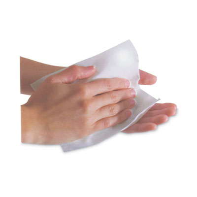 Ink Away Hand Cleaning Pads, Cloth, 5 x 7, White, 72/Pack