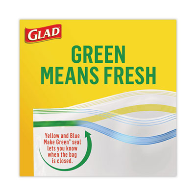 Zipper Food Storage Plastic Bags, Snack Size, 3.25 x 6.63 x 9.31, Clear, 50 Bags/Box, 12 Boxes/Carton