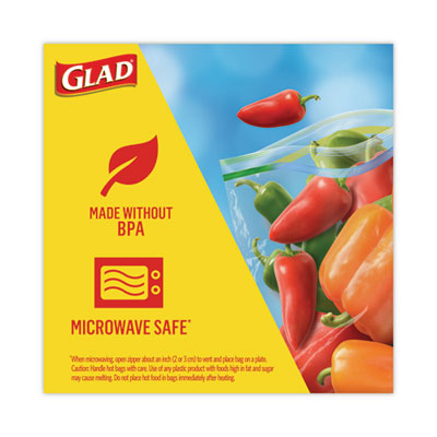 Zipper Food Storage Plastic Bags, Snack Size, 3.25 x 6.63 x 9.31, Clear, 50 Bags/Box, 12 Boxes/Carton