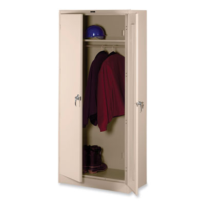 Deluxe Wardrobe Cabinet, 36w x 24d x 78h, Sand TNN7824WSD