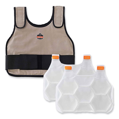 ergodyne® Chill-Its 6230 Standard Phase Change Cooling Vest with Packs
