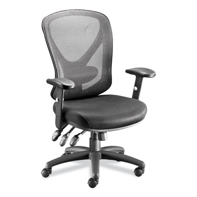 Alera Aeson Series Multifunction Task Chair, Supports Up to 275 lb, 15" to 18.82" Seat Height, Black Seat/Back, Black Base ALEAS42M14