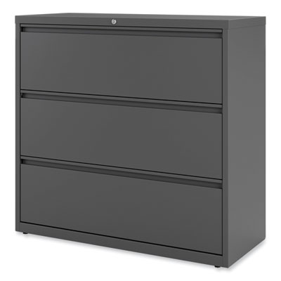 Alera Lateral File, 3 Legal/Letter/A4/A5-Size File Drawers, Charcoal, 42" x 18.63" x 40.25" (ALEHLF4241CC) ALEHLF4241CC