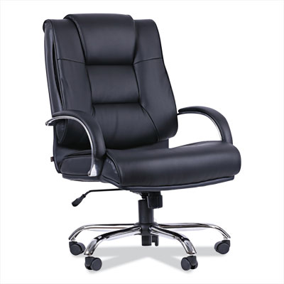 Alera® Ravino Big and Tall Series High-Back Swivel/Tilt Bonded Leather Chair
