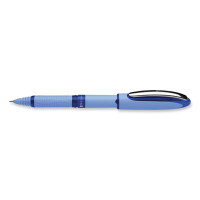 One Hybrid N Rollerball Pen, Stick, Extra-Fine 0.3 mm, Blue Ink, Blue Barrel, 10/Box