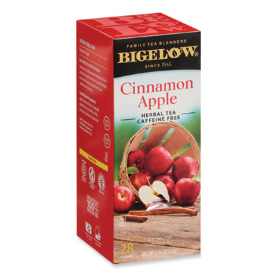 Apple Cinnamon Herbal Tea, 0.09 Tea Bag, 28/Box BTCRCB11397