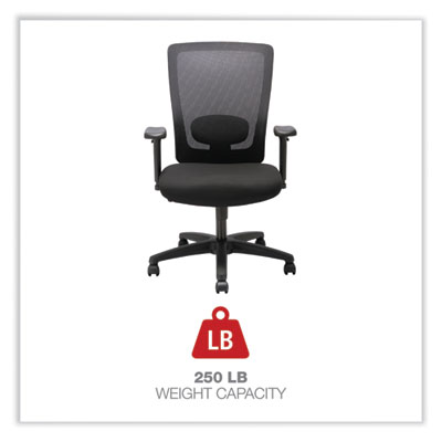 Alera Envy Series Mesh High-Back Multifunction Chair, Supports Up to 250 lb, 16.88
