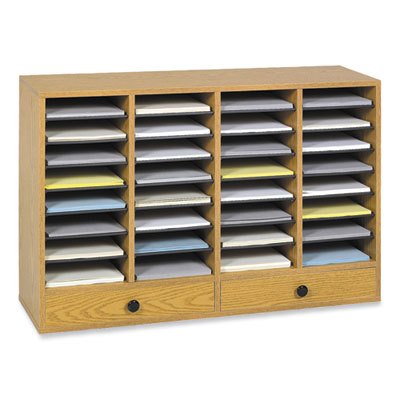 Safco® Wood Adjustable Literature Organizer