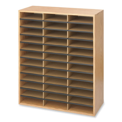 Safco® Wood/Corrugated Literature Organizer