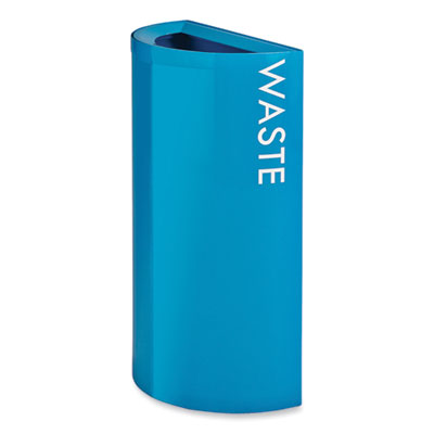 Safco® Mixx™ Recycling Center Half-Round Receptacle